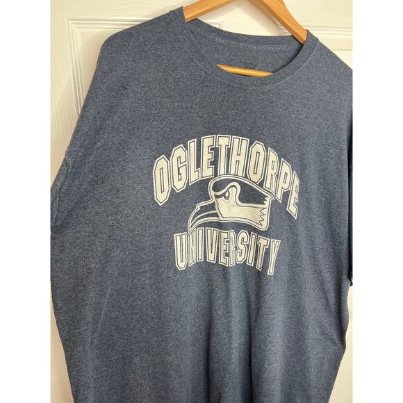 Men's Oglethorpe University Stormy Petrels Blue T-Shirt Size XXL - Picture 4 of 7